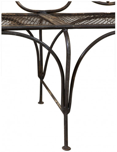 Panchina in ferro battuto  L176xPR58xH102 cm Panchina in ferro battuto  L176xPR58xH102 cm