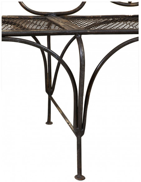 Panchina in ferro battuto  L176xPR58xH102 cm Panchina in ferro battuto  L176xPR58xH102 cm