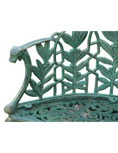 Banco de Liberty de Keed em acabamento verde antigo: foto em particular com braço - biscottini.it Banco de Liberty de Keed em acabamento verde antigo: foto em particular com braço - biscottini.it