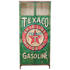 Armadietto da officina in ferro dipinto a mano L90xPR43xH198 cm 2