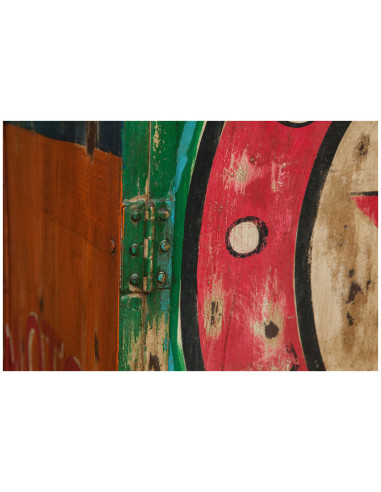 Armário de oficina em ferro pintado à mão L90xDP43xH198 cm Armário de oficina em ferro pintado à mão L90xDP43xH198 cm