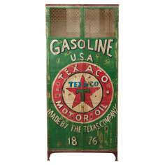 Armário de oficina em ferro pintado à mão L90xDP43xH198 cm 2