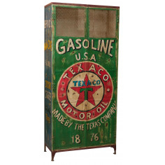 Armário de oficina em ferro pintado à mão L90xDP43xH198 cm