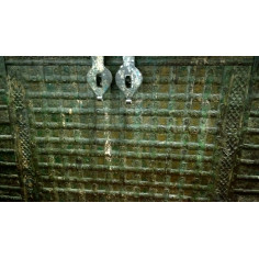 Vecchio forziere in legno  e ferro L126xPR65xH106 cm - Biscottini.it 2