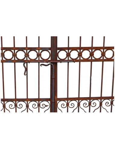 Cancello in ferro pieno L348xPR4xH250 cm Cancello in ferro pieno L348xPR4xH250 cm