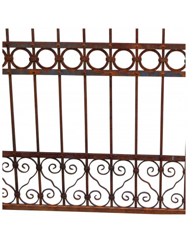 Portão de ferro maciço L348xDP4xH250 cm Portão de ferro maciço L348xDP4xH250 cm