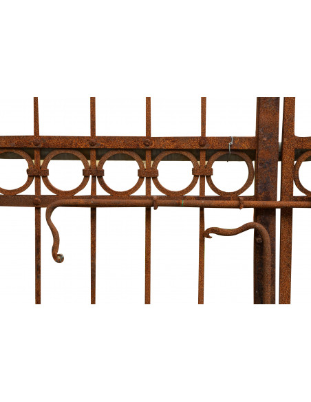 Cancello in ferro pieno  L402xPR4xH263 cm