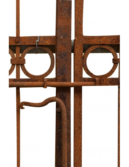Cancello in ferro pieno  L402xPR4xH263 cm
