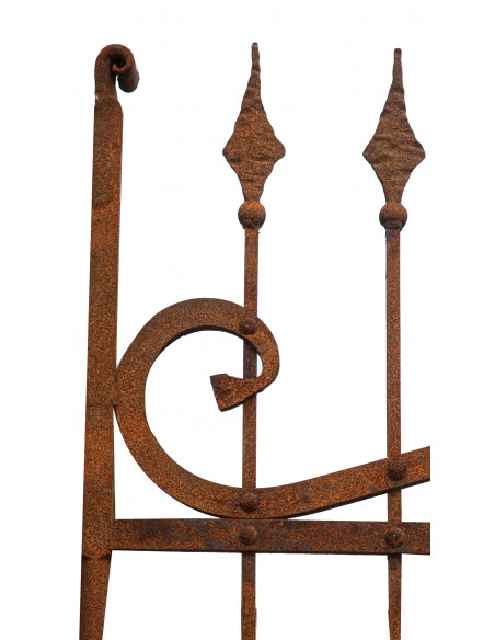 Cancello in ferro pieno  L402xPR4xH263 cm
