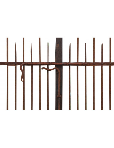 Cancello in ferro pieno L402xPR4xH288 cm Cancello in ferro pieno L402xPR4xH288 cm