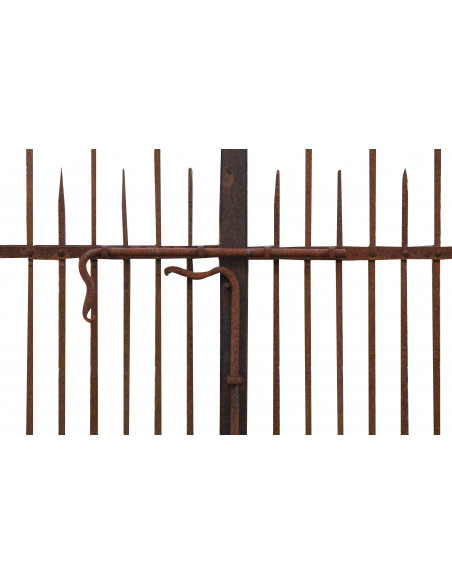 Cancello in ferro pieno L402xPR4xH288 cm