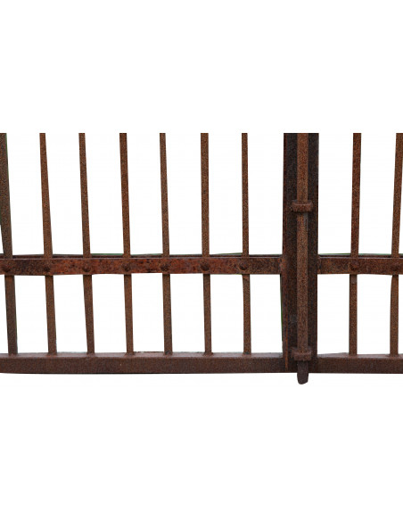 Portão de ferro maciço L402xDP4xH288 cm