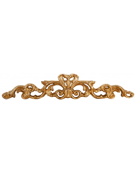 Porta externa de madeira com acabamento em folha de ouro antigo Made in Italy L80XDP2,5xH15 cm - Biscottini.it