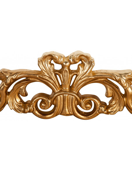 Porta externa de madeira com acabamento em folha de ouro antigo Made in Italy L80XDP2,5xH15 cm - Biscottini.it