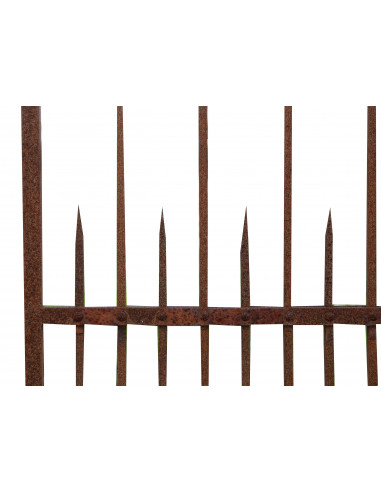 Cancello in ferro pieno L402xPR4xH288 cm Cancello in ferro pieno L402xPR4xH288 cm