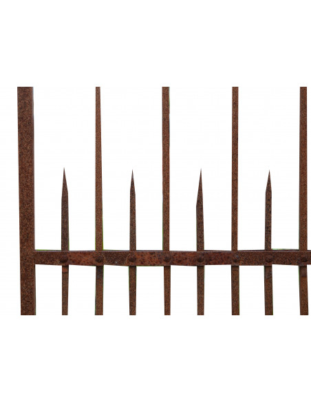 Cancello in ferro pieno L402xPR4xH288 cm