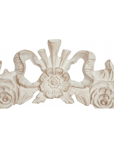 Sopraporta in legno finitura bianco anticato Made in Italy L73xPR4xH26 cm - Biscottini.it Sopraporta in legno finitura bianco anticato Made in Italy L73xPR4xH26 cm - Biscottini.it