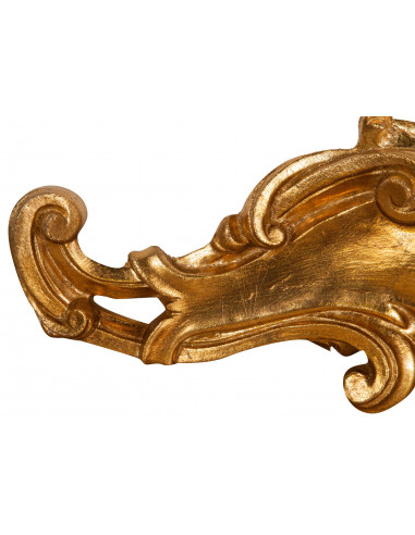 Sopraporta in legno finitura foglia oro anticato Made in Italy L57xPR6xH20 cm - Biscottini.it Sopraporta in legno finitura foglia oro anticato Made in Italy L57xPR6xH20 cm - Biscottini.it
