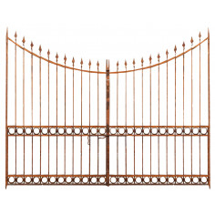 Portão de ferro maciço L345xDP4xH270 cm