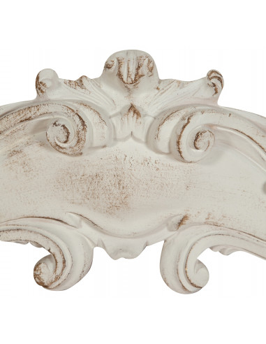 Feita na Itália L57xPR6xH20 cm velho branco acabamento porta de madeira Feita na Itália L57xPR6xH20 cm velho branco acabamento porta de madeira