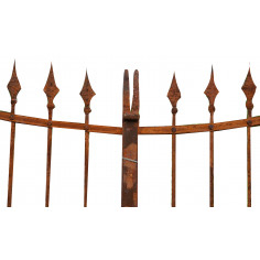 Portão de ferro maciço L345xDP4xH270 cm 2