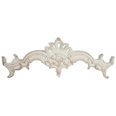 Porta externa de madeira com acabamento branco antigo Made in Italy L97xDP8xH34 cm - Biscottini.it 2