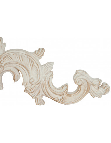 Sopraporta in legno finitura bianco anticato Made in Italy L90xPR3xH27 cm - Biscottini.it Sopraporta in legno finitura bianco anticato Made in Italy L90xPR3xH27 cm - Biscottini.it