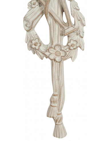 Fregio in legno finitura bianco anticato Made in Italy L17xPR3,5xH73 cm - Biscottini.it Fregio in legno finitura bianco anticato Made in Italy L17xPR3,5xH73 cm - Biscottini.it