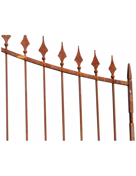 Cancello in ferro pieno L350xPR4xH288 cm