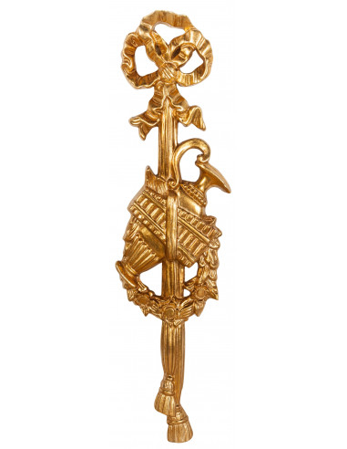 Friso de madeira com acabamento em folha de ouro antigo Fabricado na Itália L20xDP3,5xH72 cm - Biscottini.it Friso de madeira com acabamento em folha de ouro antigo Fabricado na Itália L20xDP3,5xH72 cm - Biscottini.it