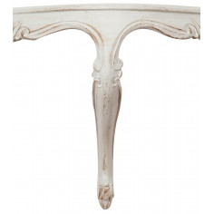 Prateleira de parede de madeira com acabamento branco antigo Made in Italy L43xDP21xH32 cm - Biscottini.it 2