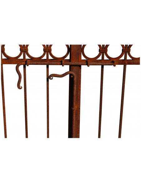 Portão de ferro maciço L350xDP4xH288 cm