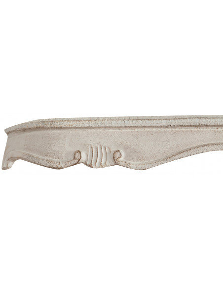 Prateleira de parede em acabamento antigo branco Feito em Itália L50xPR24xH34 cm