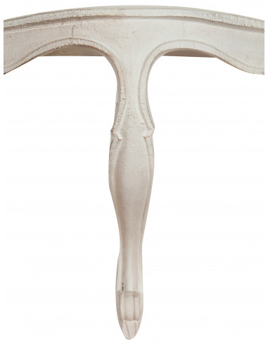 Mensola a muro in legno finitura bianco  anticato Made in Italy L50xPR24xH34 cm Mensola a muro in legno finitura bianco  anticato Made in Italy L50xPR24xH34 cm