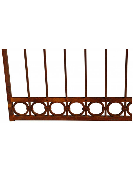 Cancello in ferro pieno L350xPR4xH288 cm