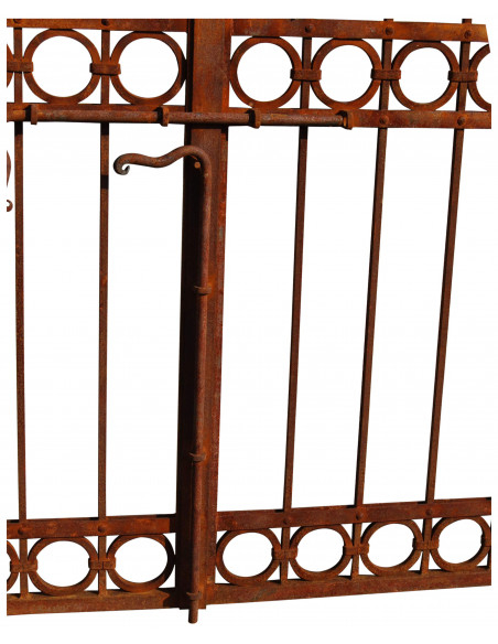 Cancello in ferro pieno L350xPR4xH288 cm