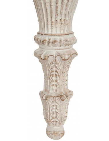 Mensola a muro in legno finitura bianco  anticato Made in Italy L39xPR20xH40 cm - Biscottini.it Mensola a muro in legno finitura bianco  anticato Made in Italy L39xPR20xH40 cm - Biscottini.it