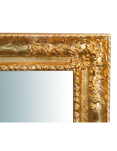 Specchiera da parete verticale/orizzontale in legno finitura foglia oro anticato Made in Italy L92xPR6xH112 cm - Biscottini.it Specchiera da parete verticale/orizzontale in legno finitura foglia oro anticato Made in Italy L92xPR6xH112 cm - Biscottini.it