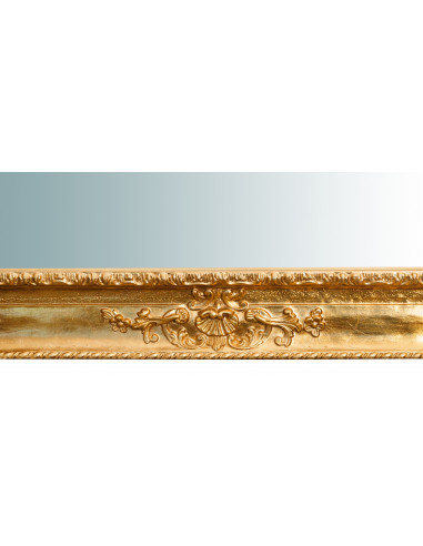 Specchiera da parete verticale/orizzontale in legno finitura foglia oro anticato Made in Italy L92xPR6xH112 cm - Biscottini.it Specchiera da parete verticale/orizzontale in legno finitura foglia oro anticato Made in Italy L92xPR6xH112 cm - Biscottini.it