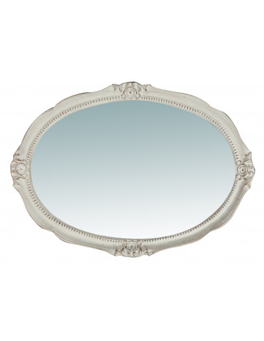 Espelho de parede vertical/horizontal em acabamento branco antigo de madeira feito na Itália l37xpr3.5xh51 cm - biscottini.it Espelho de parede vertical/horizontal em acabamento branco antigo de madeira feito na Itália l37xpr3.5xh51 cm - biscottini.it