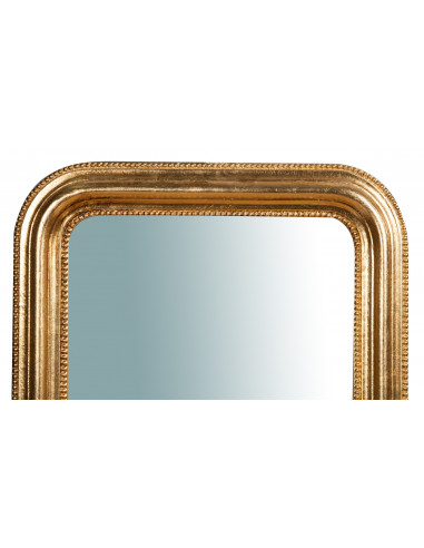 Espelho de parede de madeira com acabamento em folha de ouro antigo Made in Italy L43XDP3,5XH69 cm - Biscottini.it Espelho de parede de madeira com acabamento em folha de ouro antigo Made in Italy L43XDP3,5XH69 cm - Biscottini.it