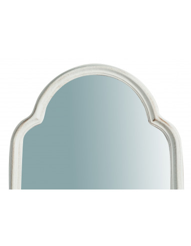 Espelho de parede de madeira com acabamento branco antigo Made in Italy L40XDP3XH100 cm - Biscottini.it Espelho de parede de madeira com acabamento branco antigo Made in Italy L40XDP3XH100 cm - Biscottini.it