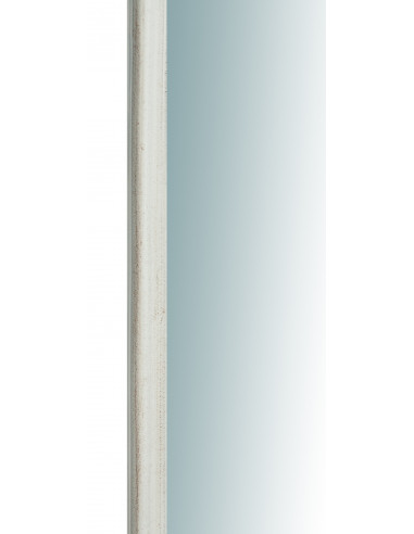 Espelho de parede de madeira com acabamento branco antigo Made in Italy L40XDP3XH100 cm - Biscottini.it Espelho de parede de madeira com acabamento branco antigo Made in Italy L40XDP3XH100 cm - Biscottini.it