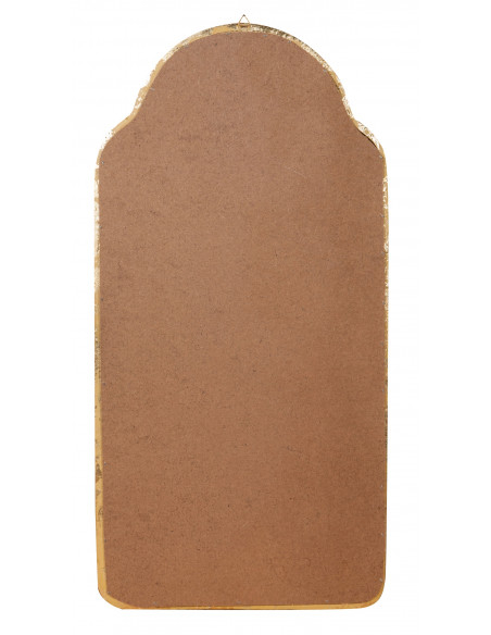 Specchiera da parete in legno finitura foglia oro anticato Made in Italy L40XPR2XH79 cm - Biscottini.it