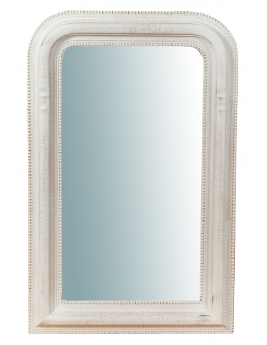 Specchiera da parete in legno finitura foglia oro anticato Made in Italy L52XPR5XH81 cm Specchiera da parete in legno finitura foglia oro anticato Made in Italy L52XPR5XH81 cm