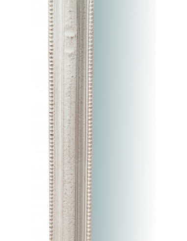 Specchiera da parete in legno finitura foglia oro anticato Made in Italy L52XPR5XH81 cm Specchiera da parete in legno finitura foglia oro anticato Made in Italy L52XPR5XH81 cm