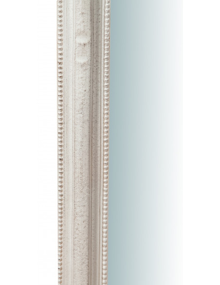 Specchiera da parete in legno finitura foglia oro anticato Made in Italy L52XPR5XH81 cm