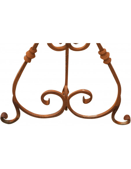 Base tavolo in ferro pieno L110xPR50xH74 cm