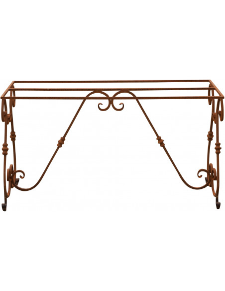 Base tavolo in ferro pieno L130xPR60xH70 cm