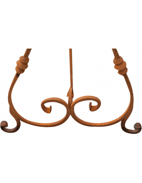 Base de mesa em ferro maciço L130xDP60xH70 cm